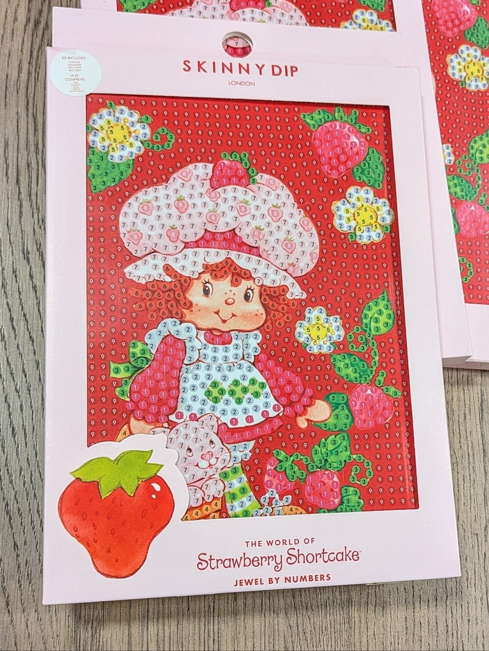 NEW Skinnydip STRAWBERRY SHORTCAKE Jewel by Numbers Kit Diamond Art Painting